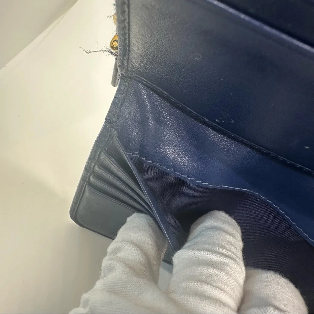 Prada | Vitello Move Saffiano Leather Gold Hardware Long Continental Wallet
